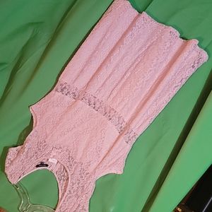 Pink/ Blush color plus size, A lined dress. Size 3XL